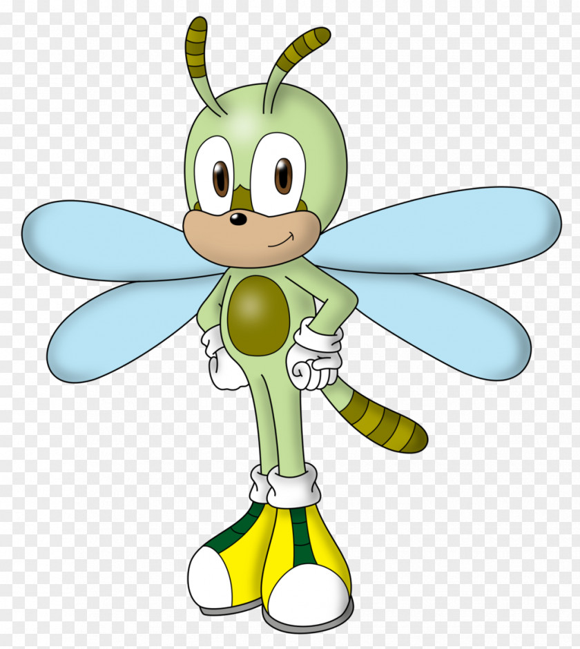 Dragon Fly PlayStation 2 Tails Sonic Colors Insect Art PNG