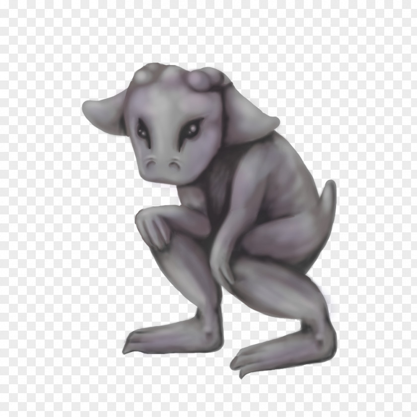 Gargoyle Sculpture Figurine Animal Character Fiction PNG
