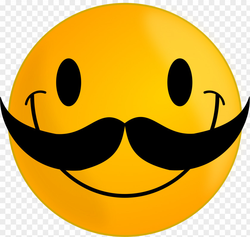 Kiss Smiley Moustache Emoticon Face Clip Art PNG