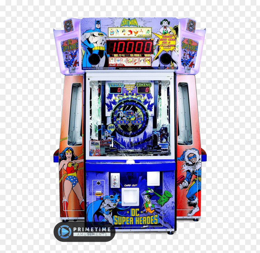 Dc Comics Arcade Game Amusement Video Games Namco Redemption PNG