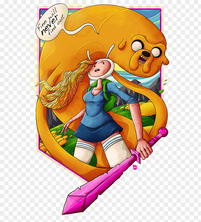 Illustrator Fionna And Cake Art PNG