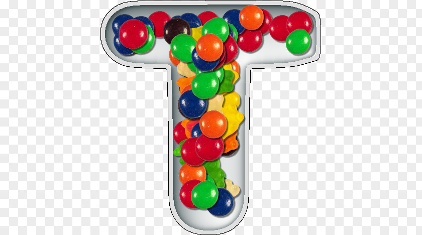 Jelly Bean Alphabet Letter Candy PNG