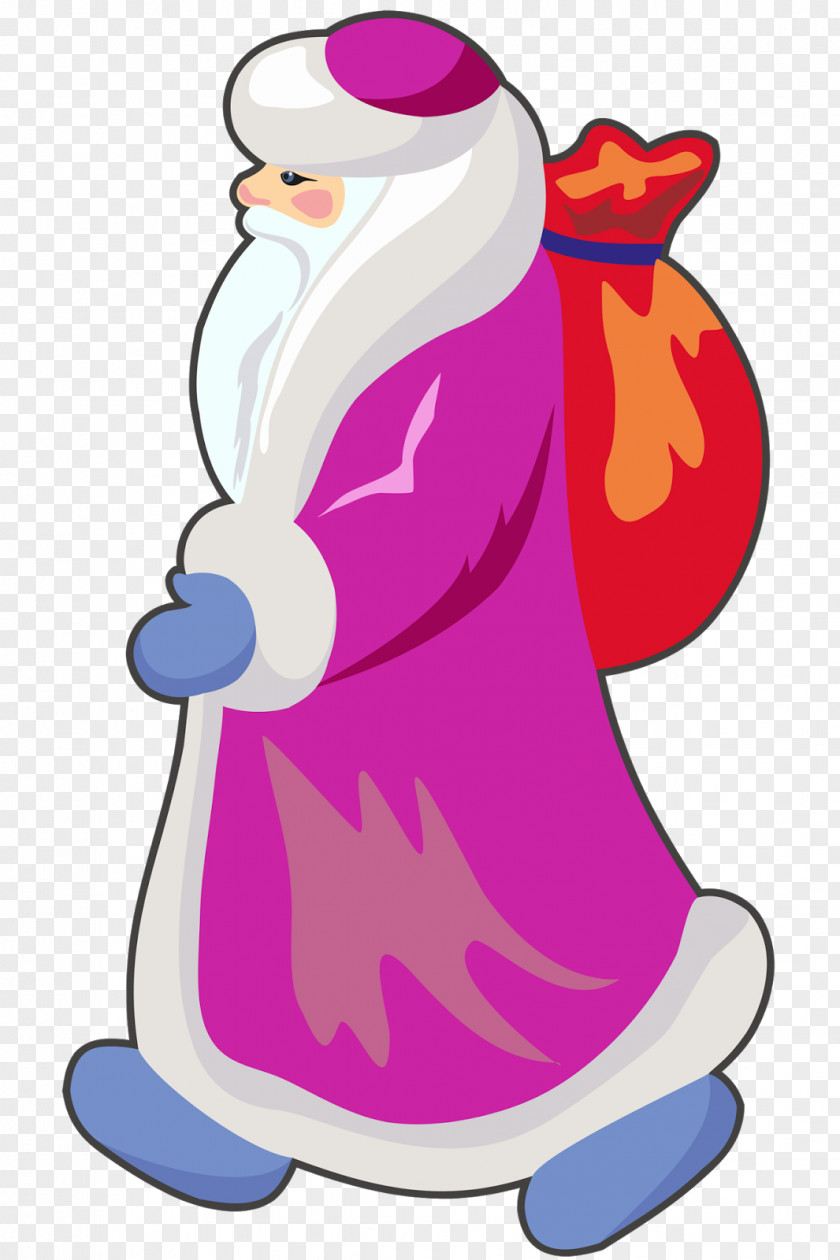 Santa Claus Ded Moroz Snegurochka Christmas Clip Art PNG