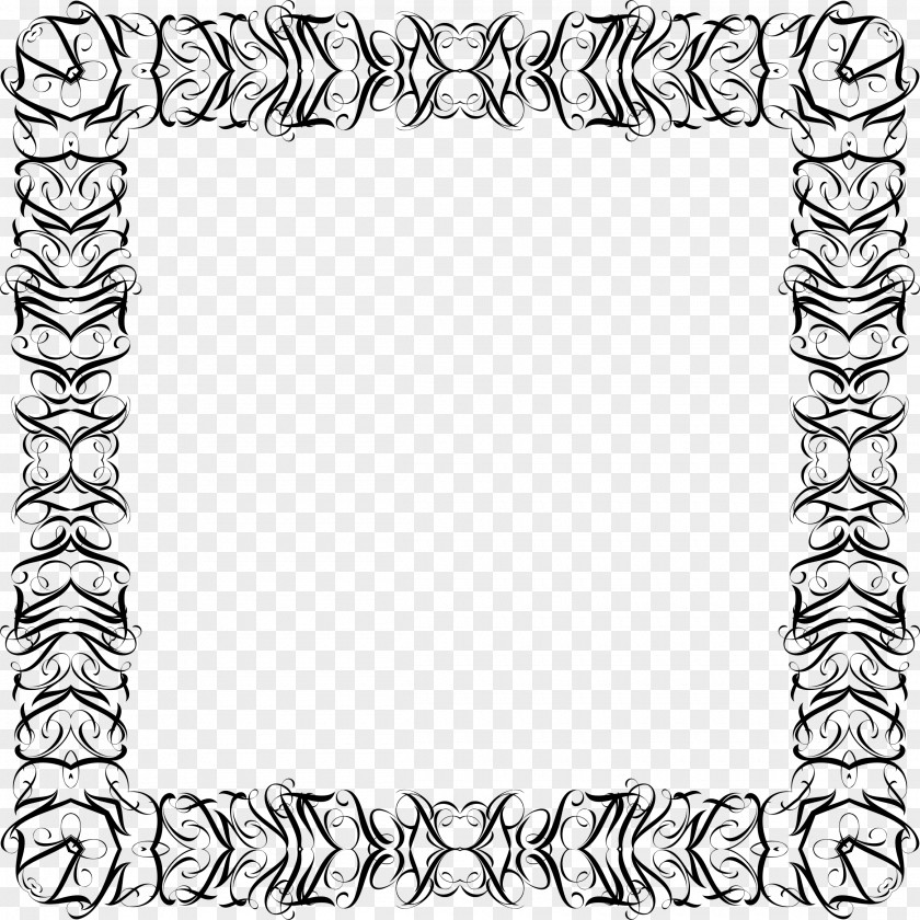 Abstract Border Picture Frames Clip Art PNG
