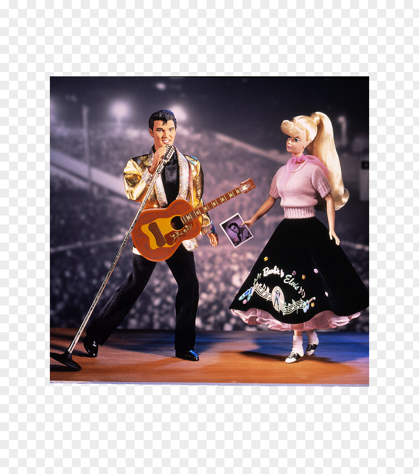 Barbie Ken Loves Elvis Giftset And Priscilla Doll PNG