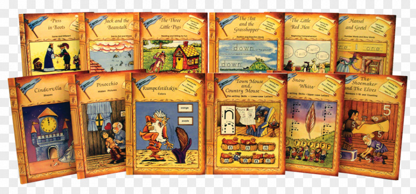 Colors: Learning With LiteratureHansel And Gretel All 12 Literature Activity Books: Rumpelstiltskin PNG