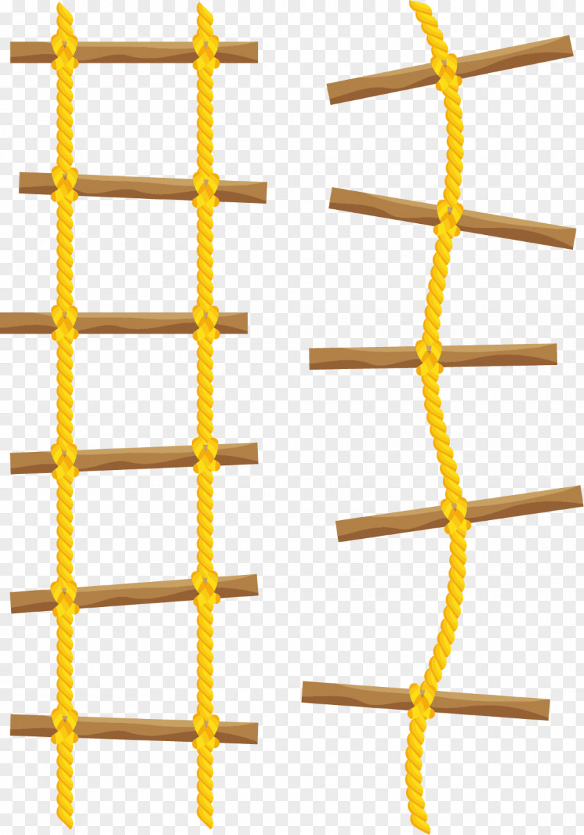 Light Yellow Straight Ladder Line PNG