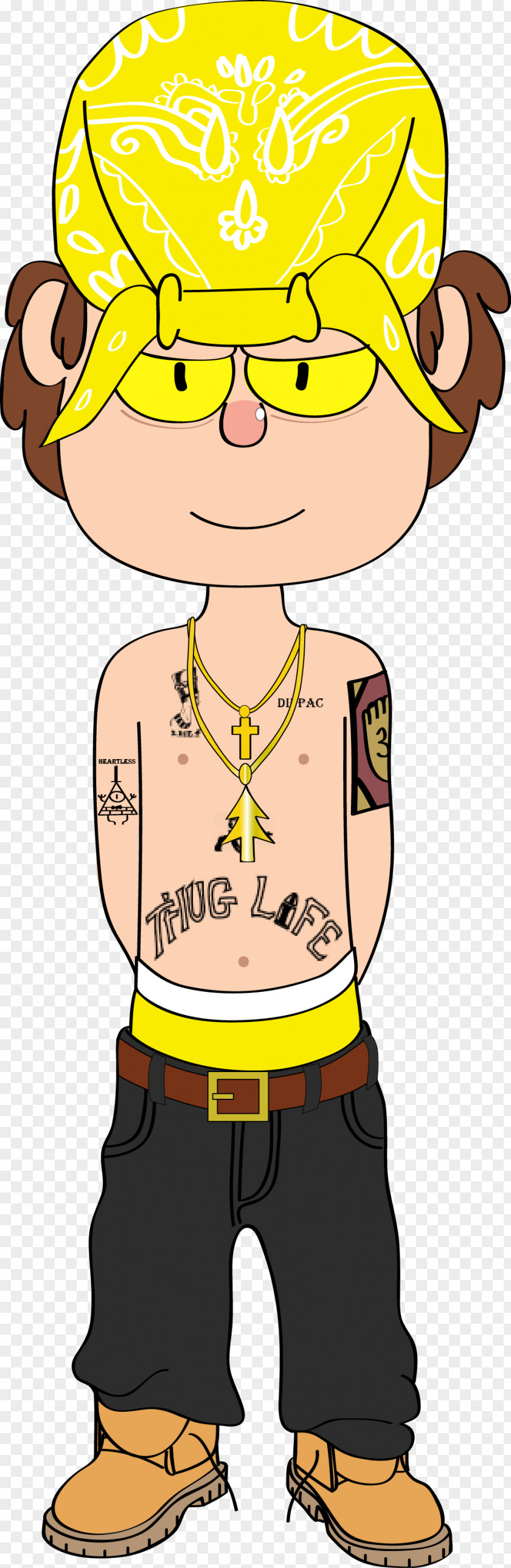 Tupac Cartoon Fan Art Thug PNG