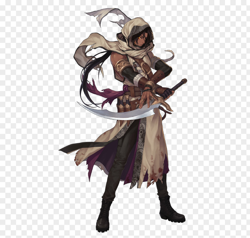 Design Black Survival Character Concept Art PNG