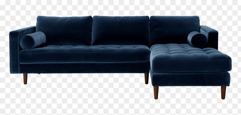 L SOFA Couch Tufting Chair Velvet Furniture PNG