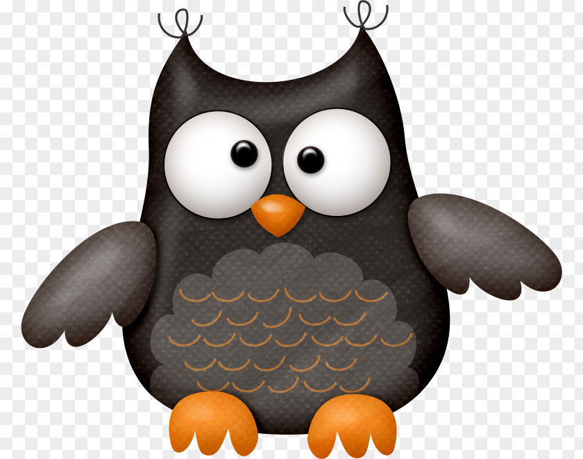 Floating Owl Halloween Clip Art PNG