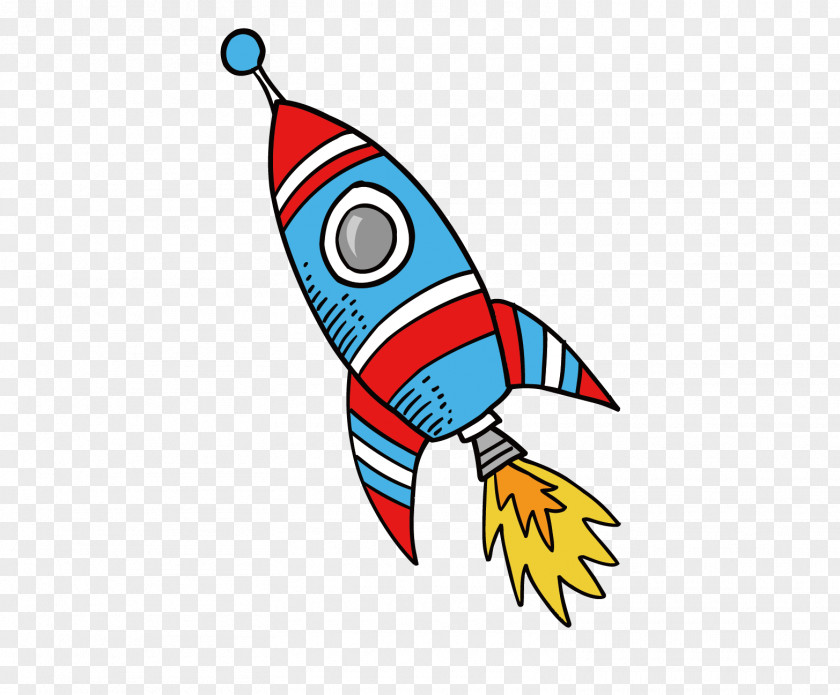 Vector Material Cartoon Rocket Drawing Clip Art PNG