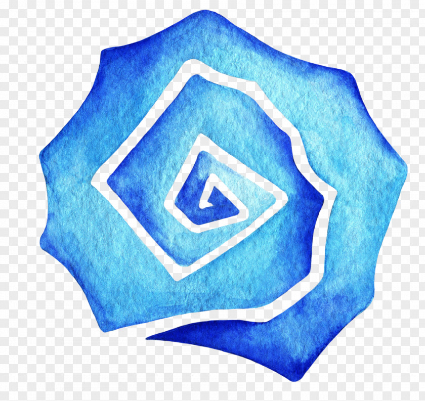 Watercolor Blue Conch Painting PNG