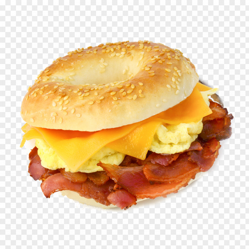 Bacon Bagel Bacon, Egg And Cheese Sandwich Breakfast Scrambled Eggs PNG