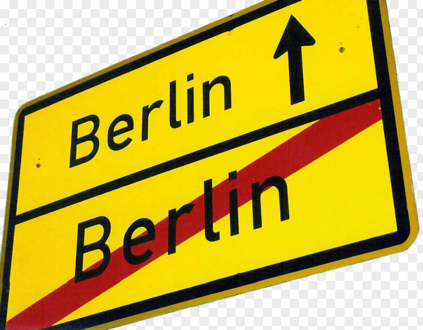 Berlin Traffic Sign Wall Logo Brand Line PNG