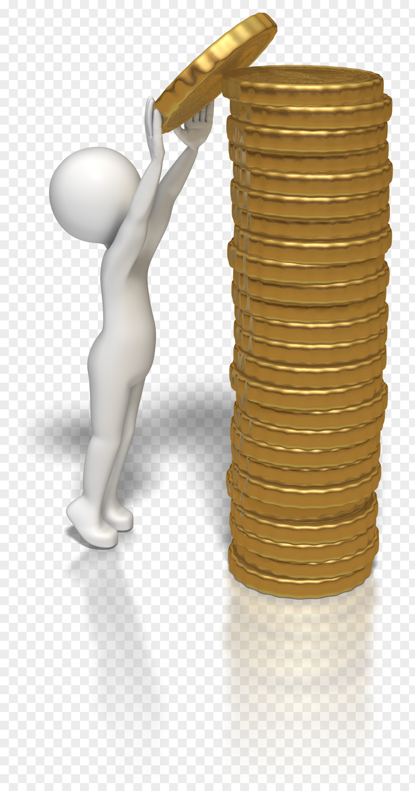 Coin Stack Gold Clip Art PNG