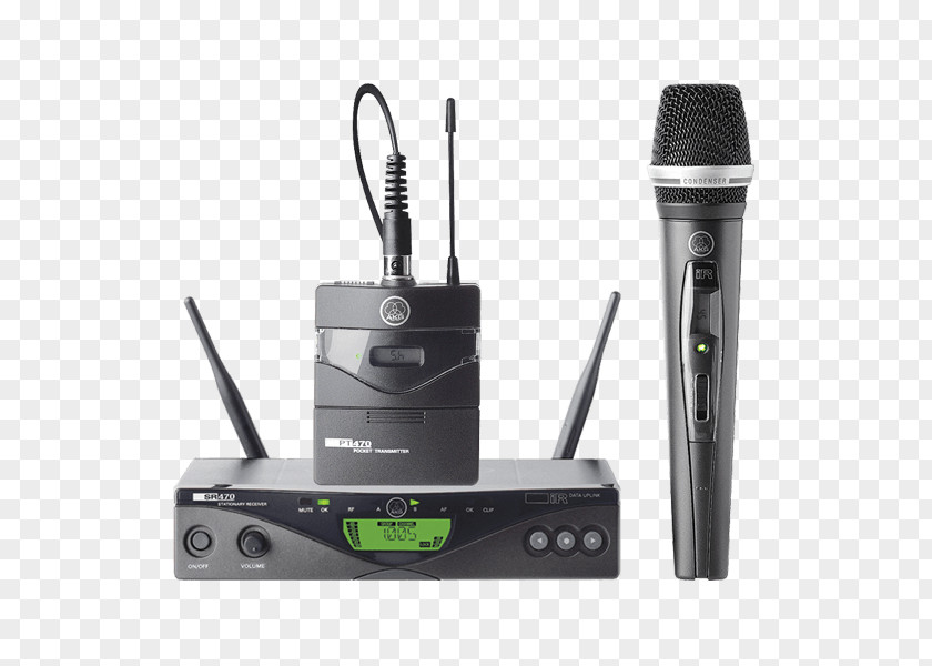 Microphone Wireless AKG WMS 470 Acoustics D5 PNG