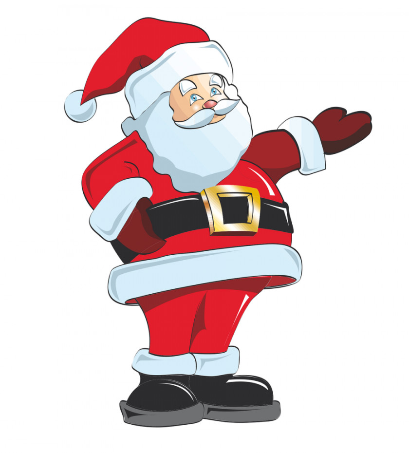 Santa Claus Father Christmas Gift Clip Art PNG