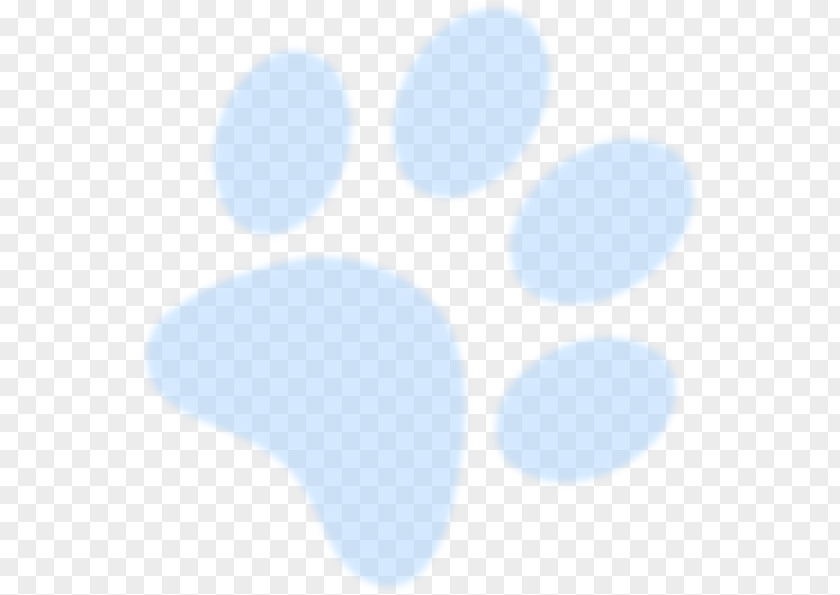 Blue Watercolor Dog Bear Paw Tiger Clip Art PNG