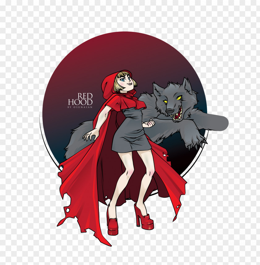 CAPEROSITA ROJA Little Red Riding Hood Cartoon Big Bad Wolf PNG
