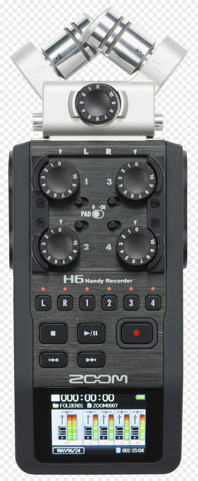 Mic Microphone Zoom Corporation Audio Sound Recording And Reproduction H2 Handy Recorder PNG