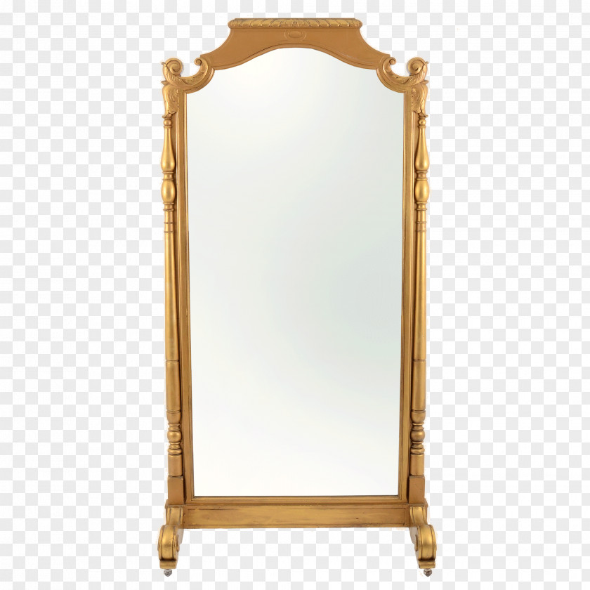 Mirror Image Light Gilding Picture Frames PNG