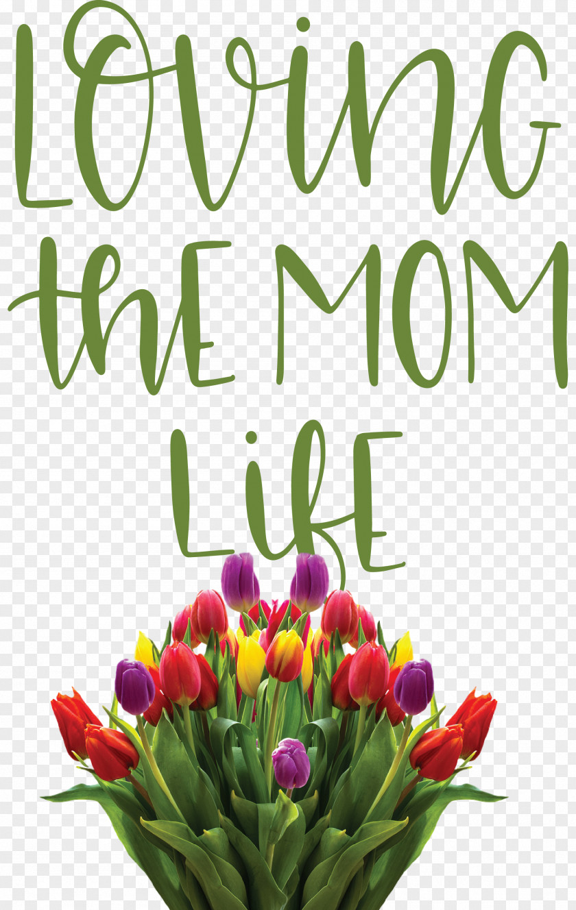 Mothers Day Quote Loving The Mom Life PNG