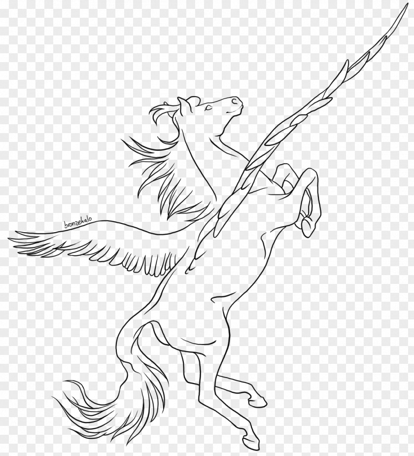 Pegasus Line Art Drawing And Dragon Chibiusa PNG