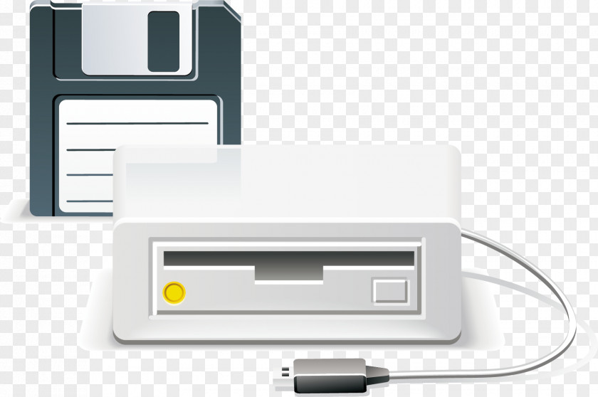 Vector Printer Floppy Disk Storage Data Icon PNG