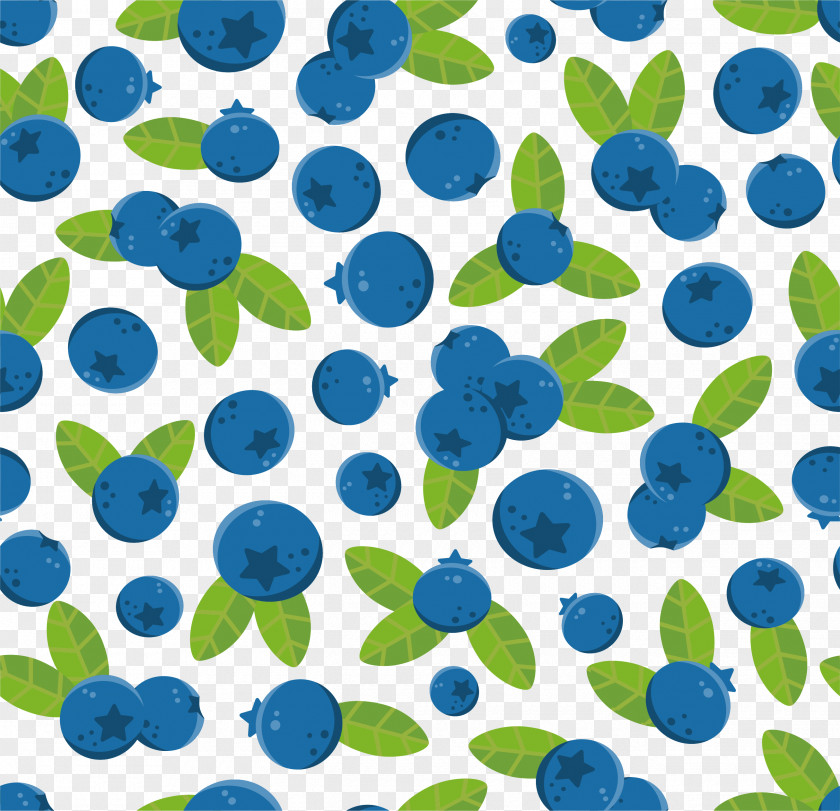 Blueberry Fruit Pattern Euclidean Vector PNG