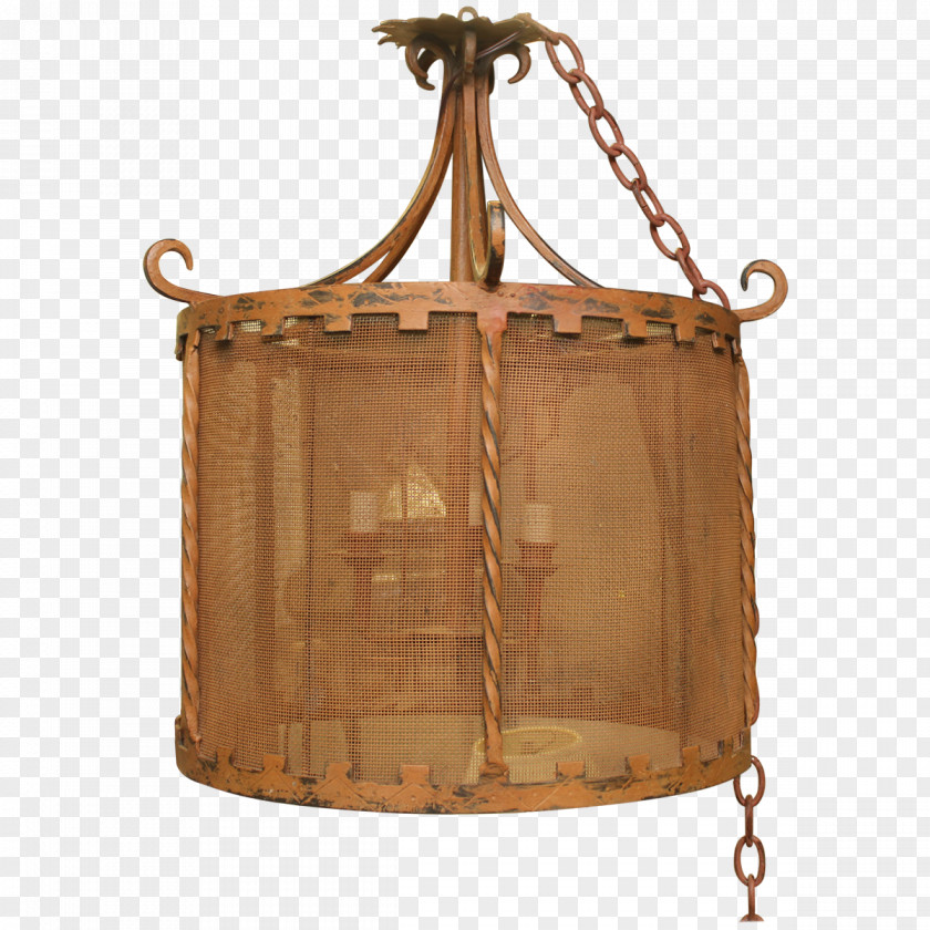 Crystal Chandelier Copper Brown Ceiling Light Fixture PNG
