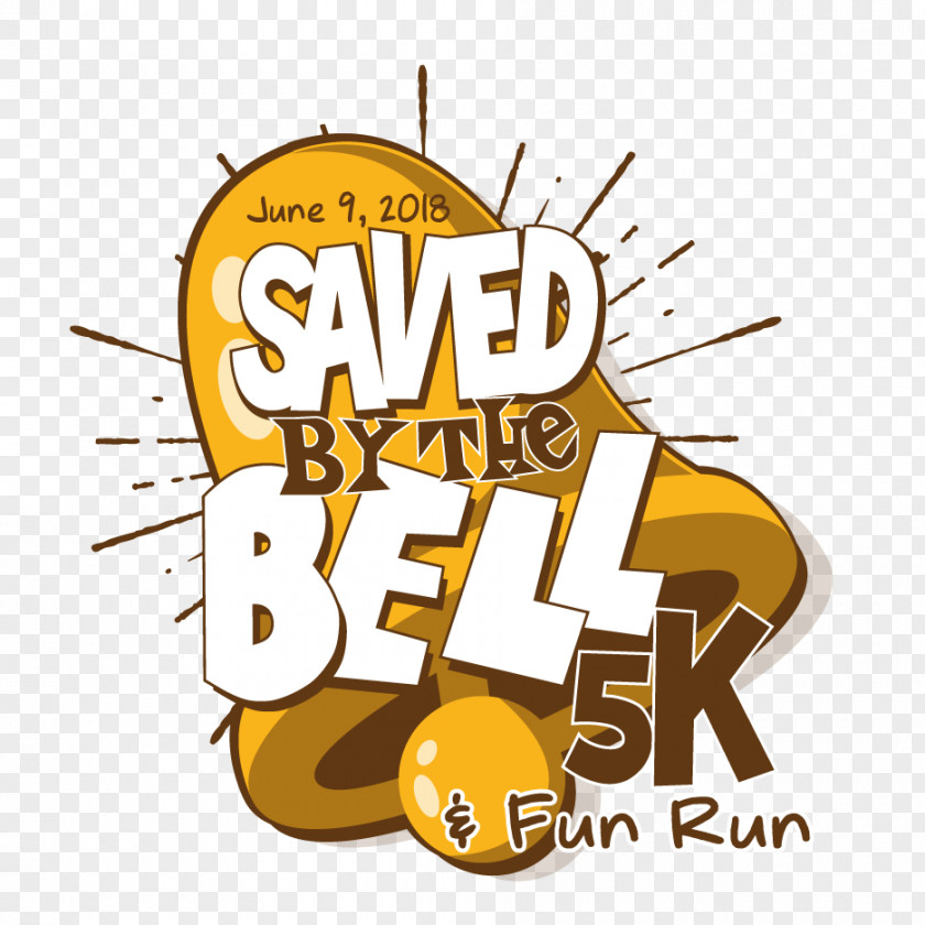 Saved By The Bell Flint Community Bank 5K Run Long-distance Running Pizza PNG
