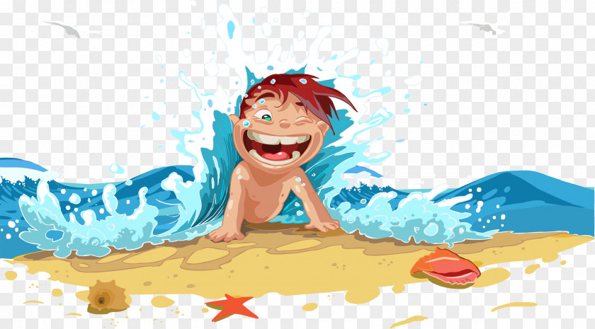 Vacation Cartoon Beach Clip Art PNG