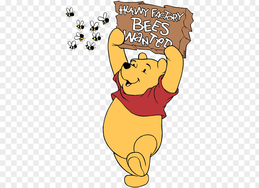 Winnie The Pooh Winnie-the-Pooh Bee Kaplan Tigger Bear Clip Art PNG