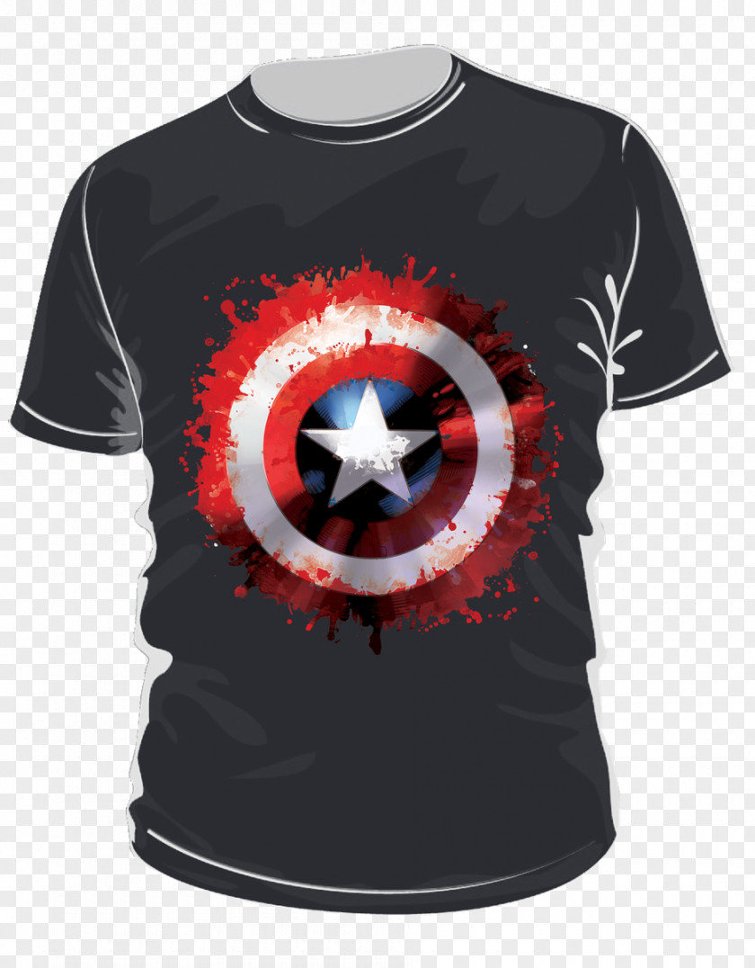 Black Panther T-shirt Captain America Hulk Marvel Comics PNG