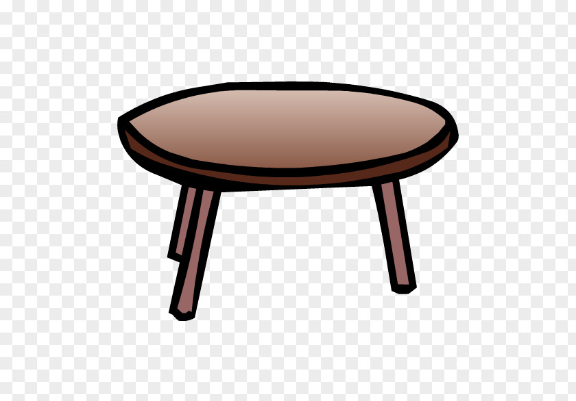 Coffee Table Club Penguin Tables Clip Art PNG
