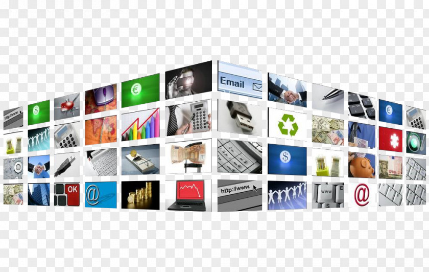 Color Geometric TV Wall Business Company World Wide Web Consultant Illustration PNG