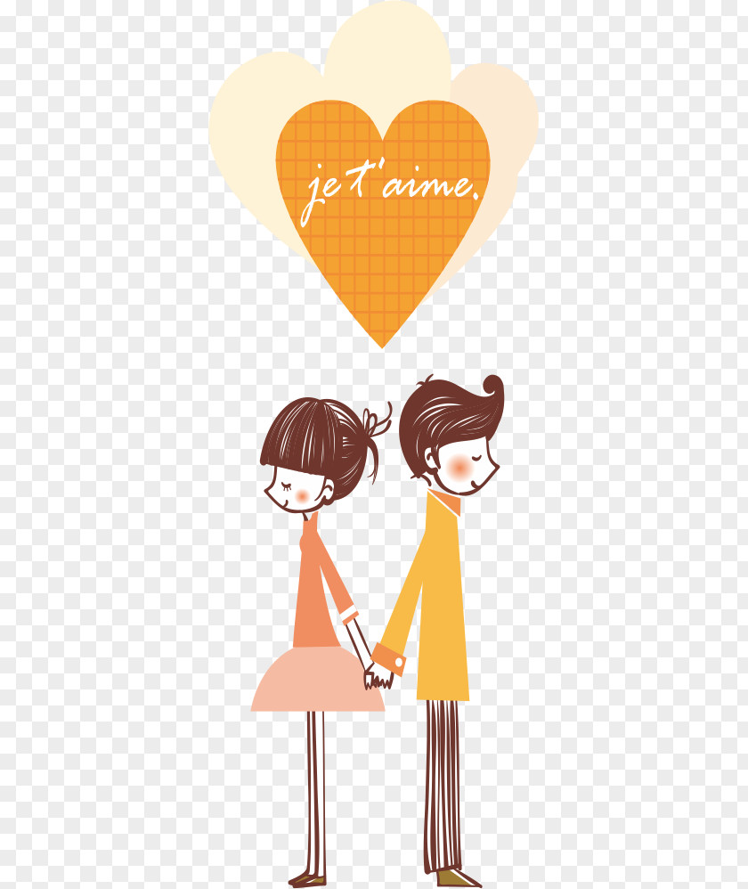 Couple In Love Falling Clip Art PNG