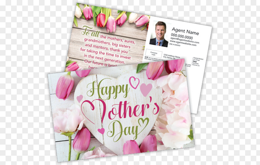 Happy Mothers Day Flyer Mother's Real Estate Agent Father's PNG