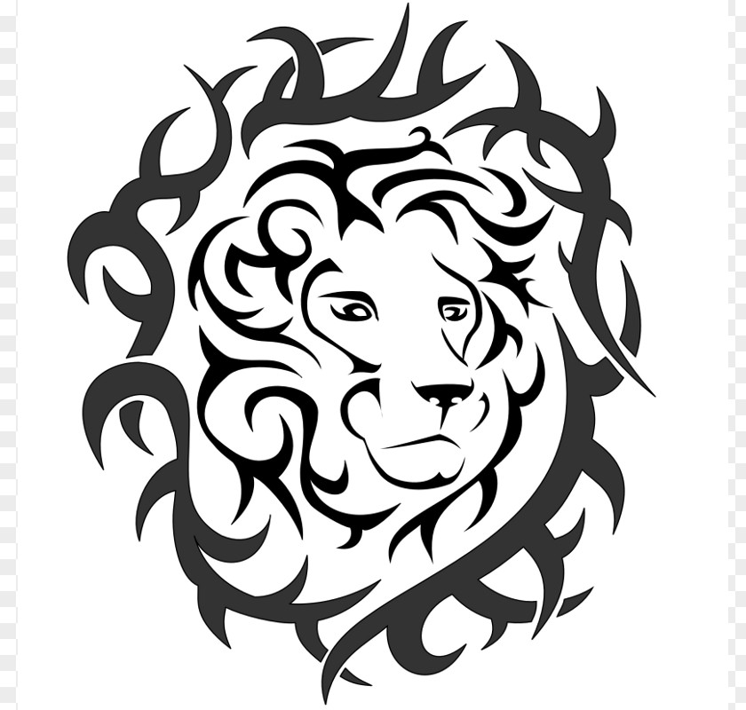 Lion Head Picture Tattoo Drawing Flash Visual Arts PNG