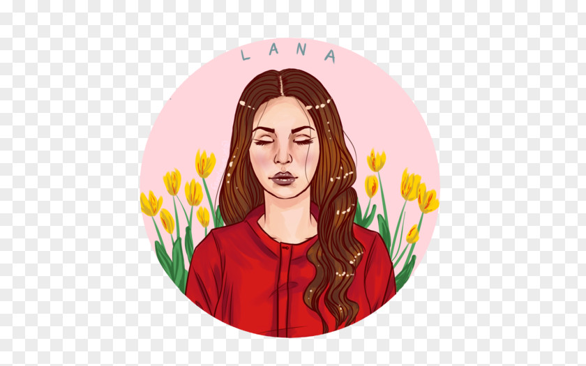 Notebook Sticker Lana Del Rey Drawing Decal Lust For Life PNG