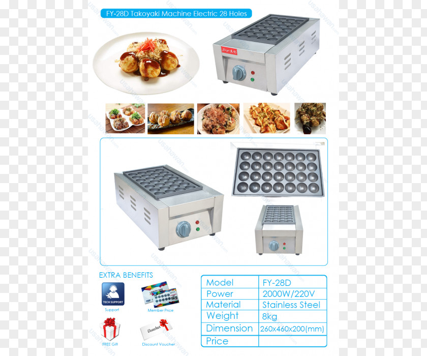Bisnes Takoyaki Industry Mold Non-stick Surface PNG