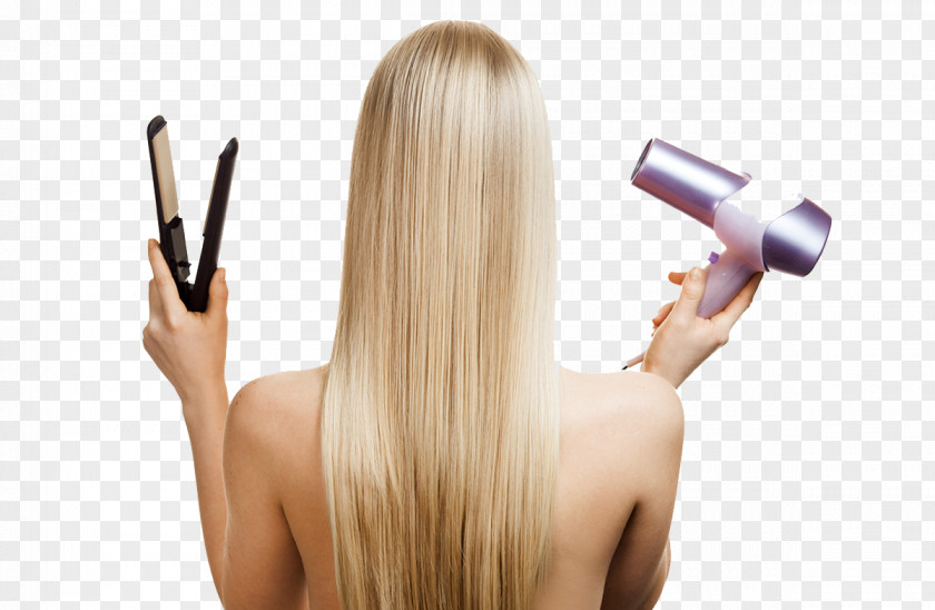 Blonde Holding A Hair Dryer The 50 Shades Of Care Beauty Parlour Nail PNG