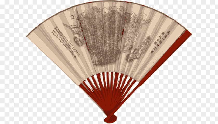 Chinese Wind China Paper Hand Fan Clip Art PNG