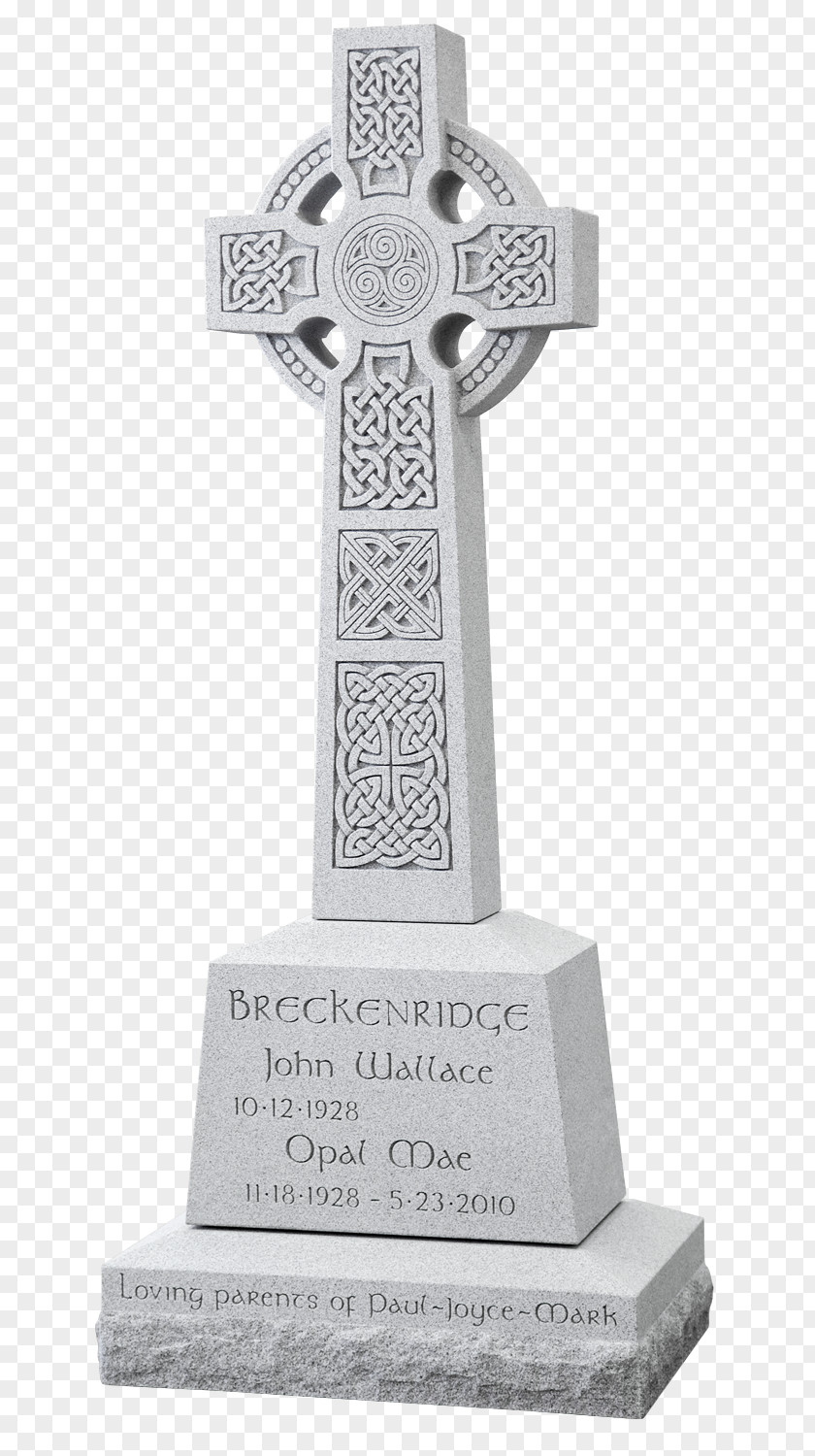 Grave Headstone High Cross Memorial Celtic PNG