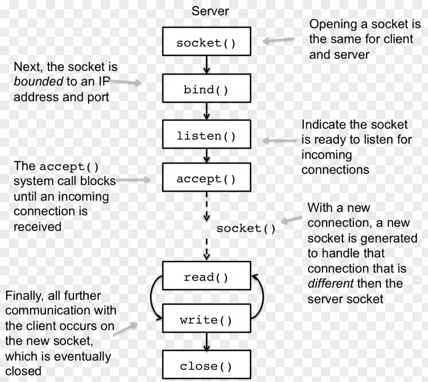 Network Socket Unix Domain Computer Servers File Descriptor Transmission Control Protocol PNG