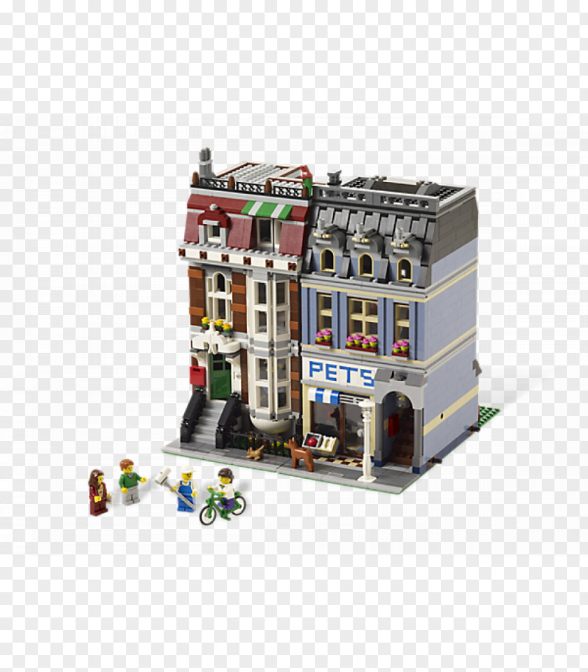 Toy LEGO 10218 Creator Pet Shop Lego Modular Buildings PNG