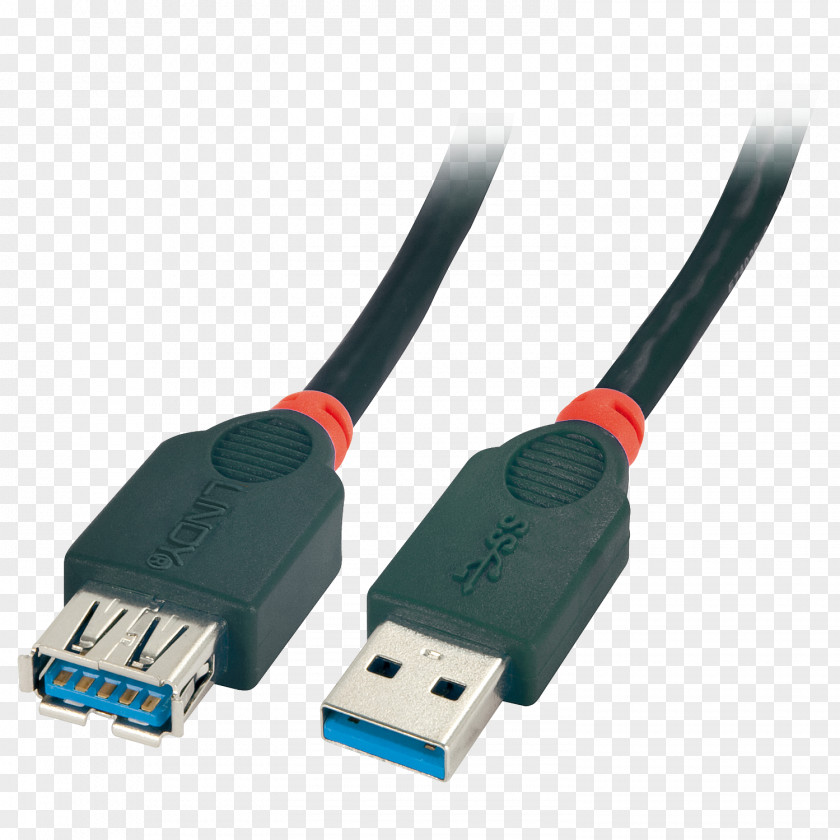 USB 3.0 Extension Cords Electrical Cable Micro-USB PNG