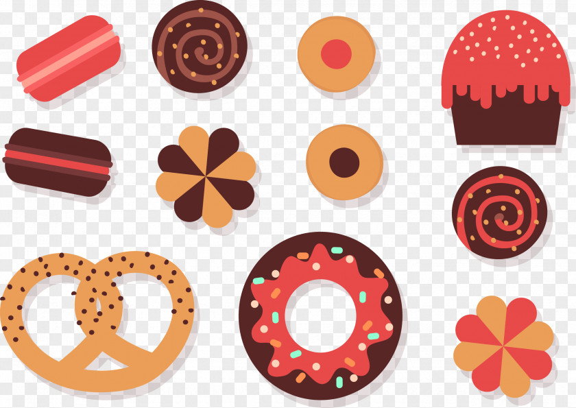 Vector Sweets Doughnut Tea Bakery Macaron Food PNG