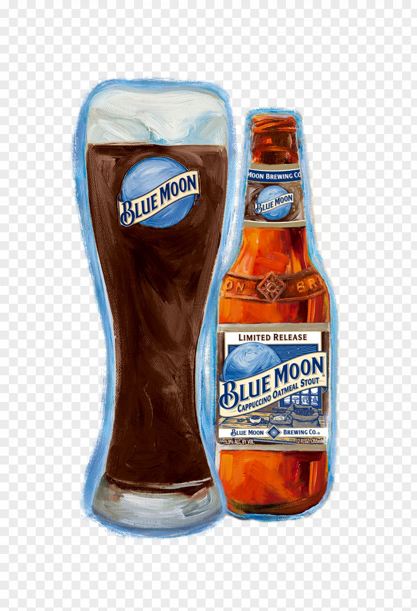Beer Stout Blue Moon Cappuccino Coffee PNG